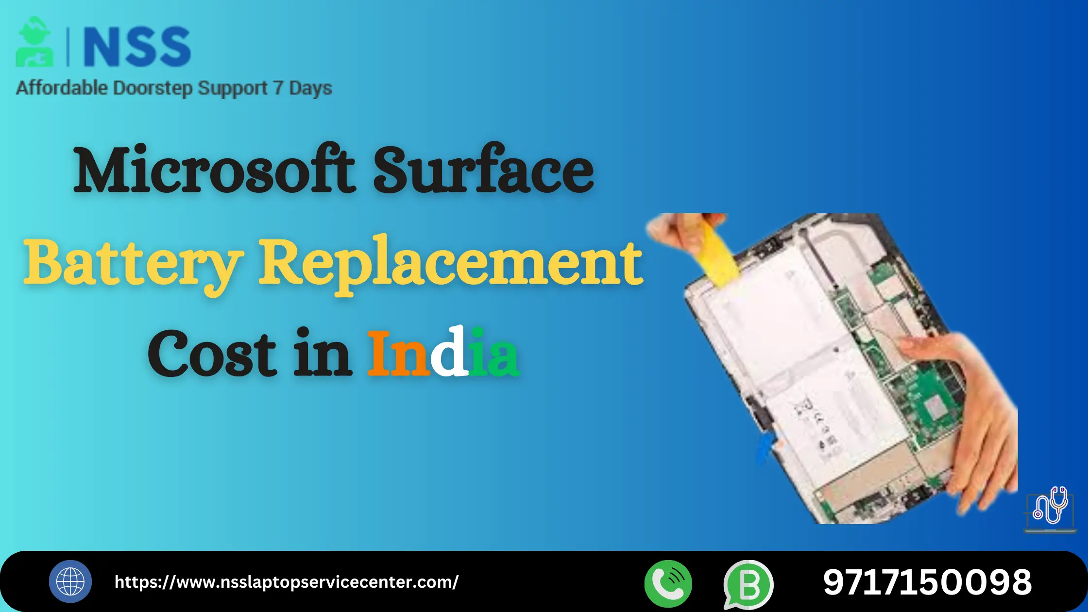 How Much Microsoft Surface Battery Replacement Cost in India