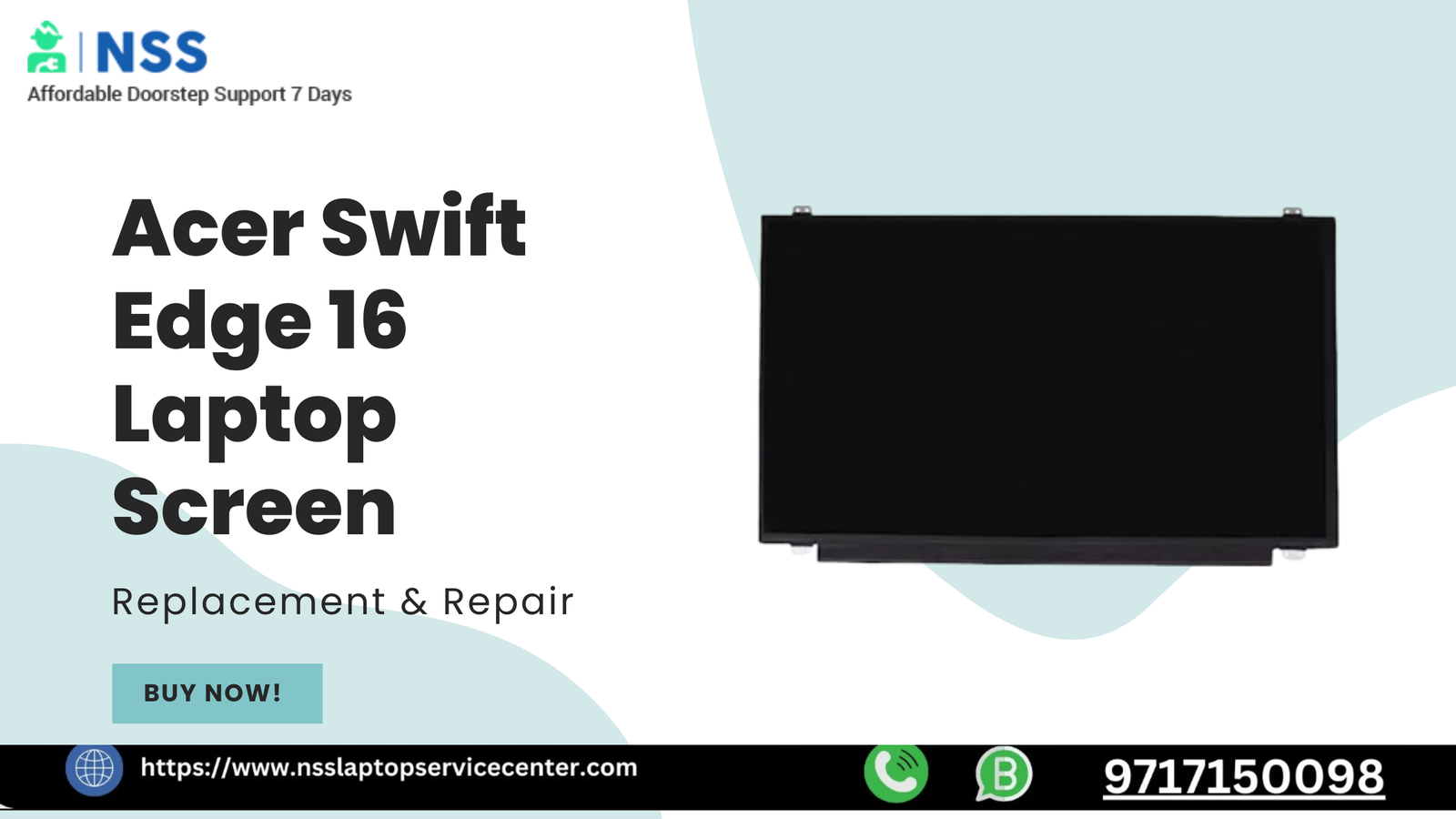 Best Acer Swift Edge 16 Laptop Screen Replacement & Repair In India