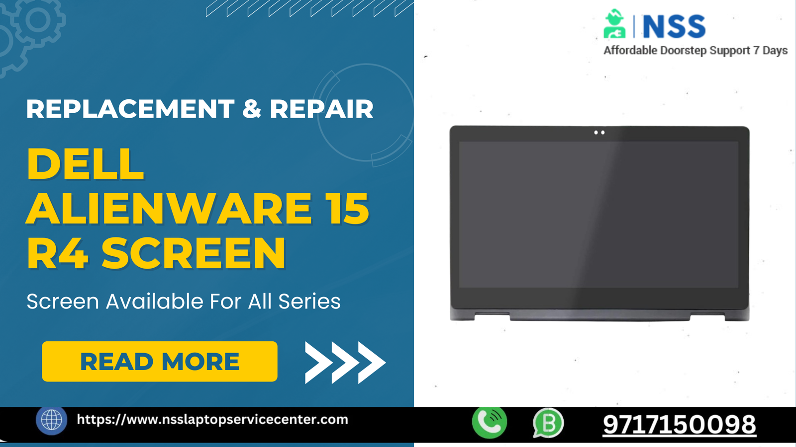 Best Dell Alienware 15 R4 Screen Replacement & Repair: All R Series Available