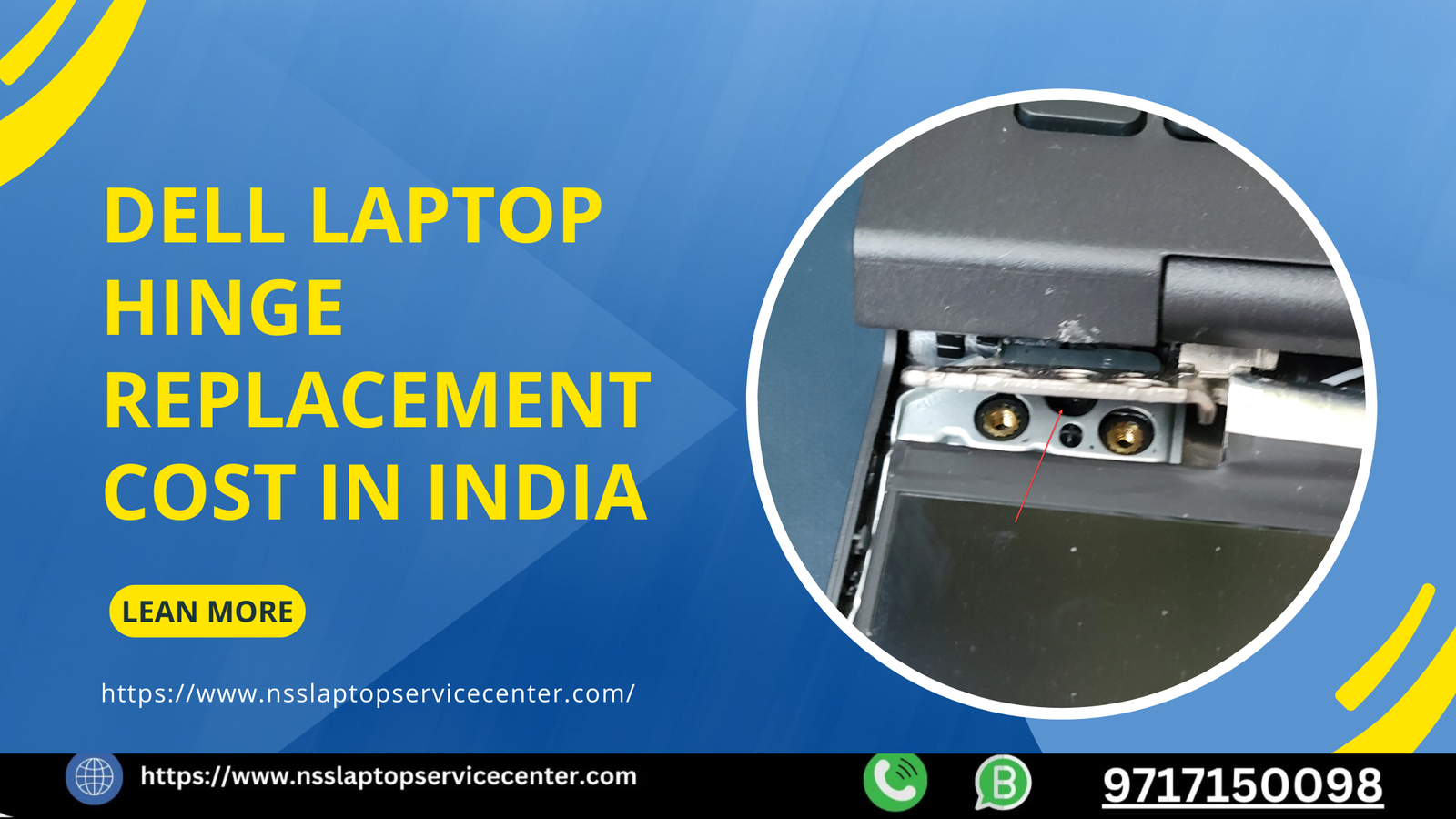 Dell Laptop Hinge Replacement Cost In India