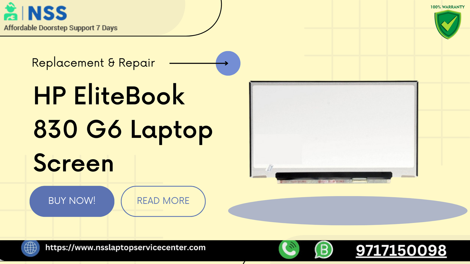 HP EliteBook 830 G6 Laptop Screen Replacement & Repair – Cost & Best Solutions