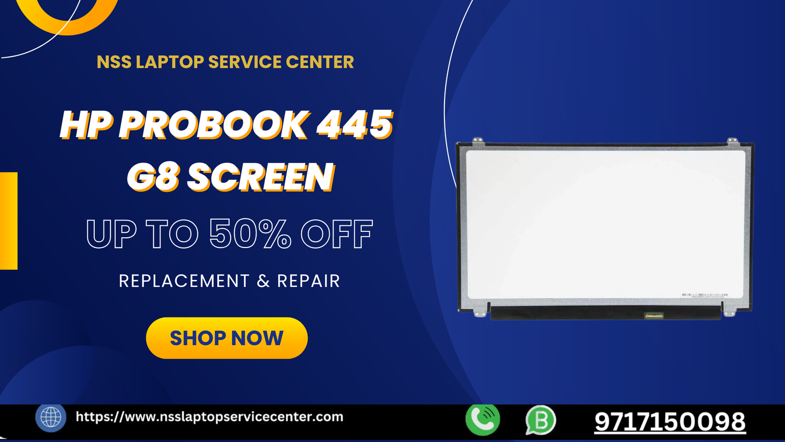 HP ProBook 445 G8 Screen Replacement & Repair – Cost, Specs & Best Service in India