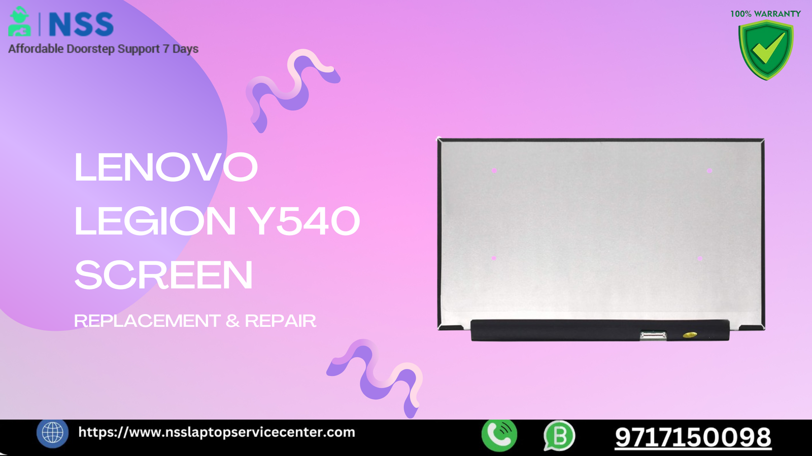 Lenovo Legion Y540 Screen Replacement & Repair In India