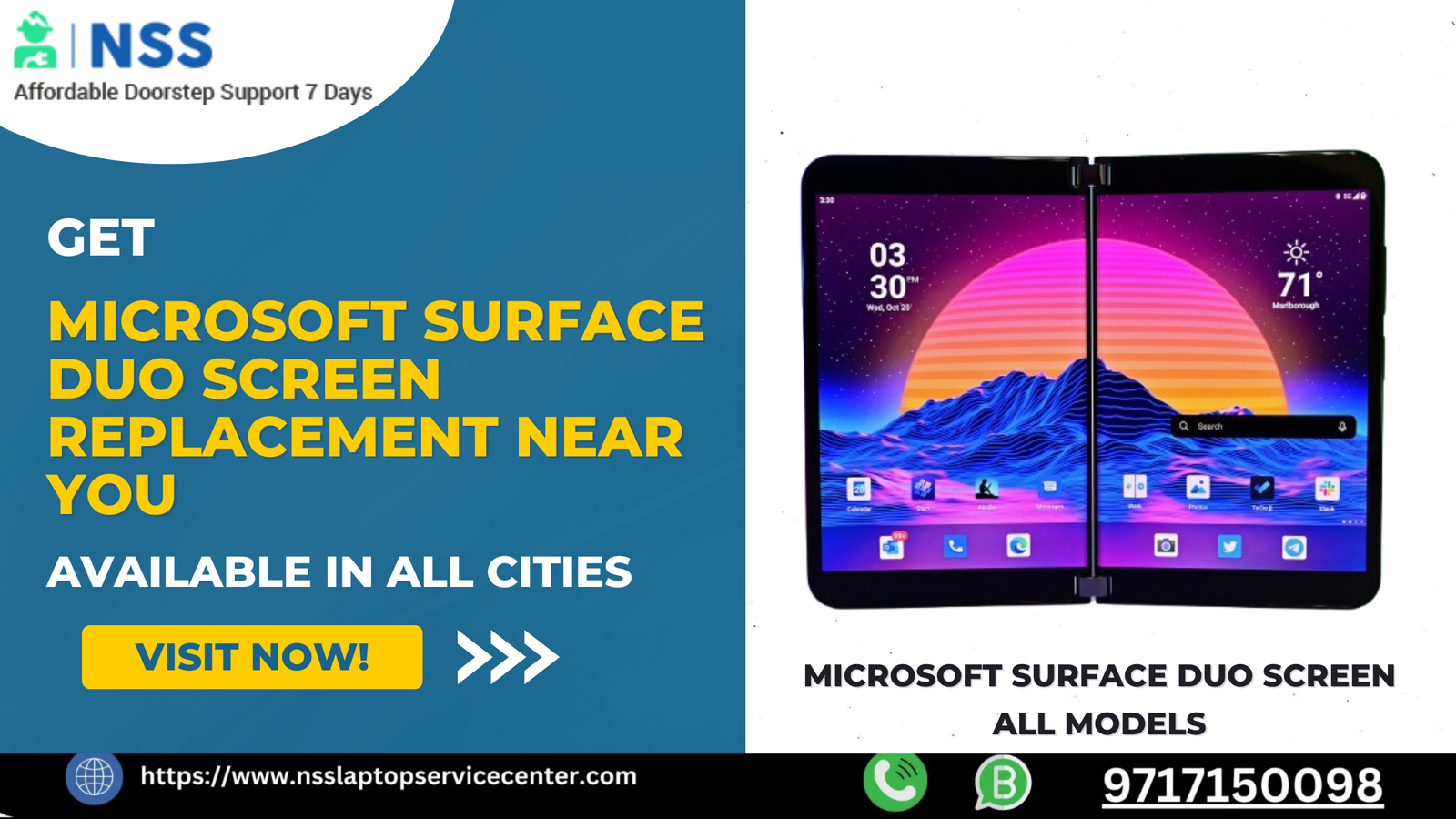 Microsoft Surface Duo Screen Replacement Near Me – Price & Service Details