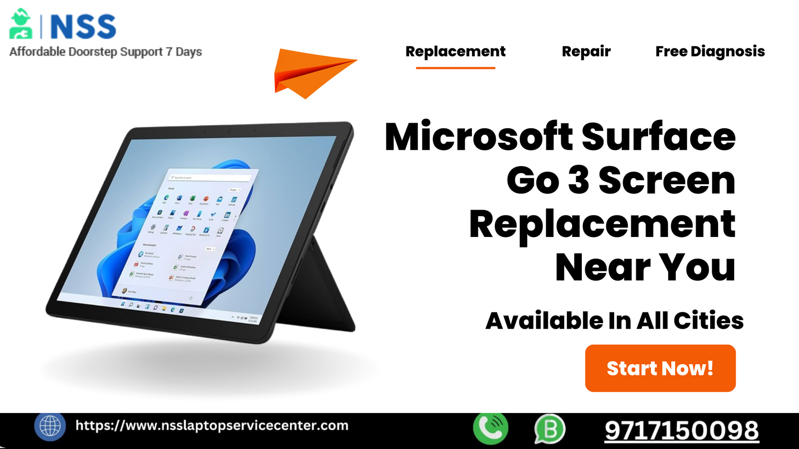 Microsoft Surface Go 3 Screen Replacement Near Me – Cost & Best Repair Options