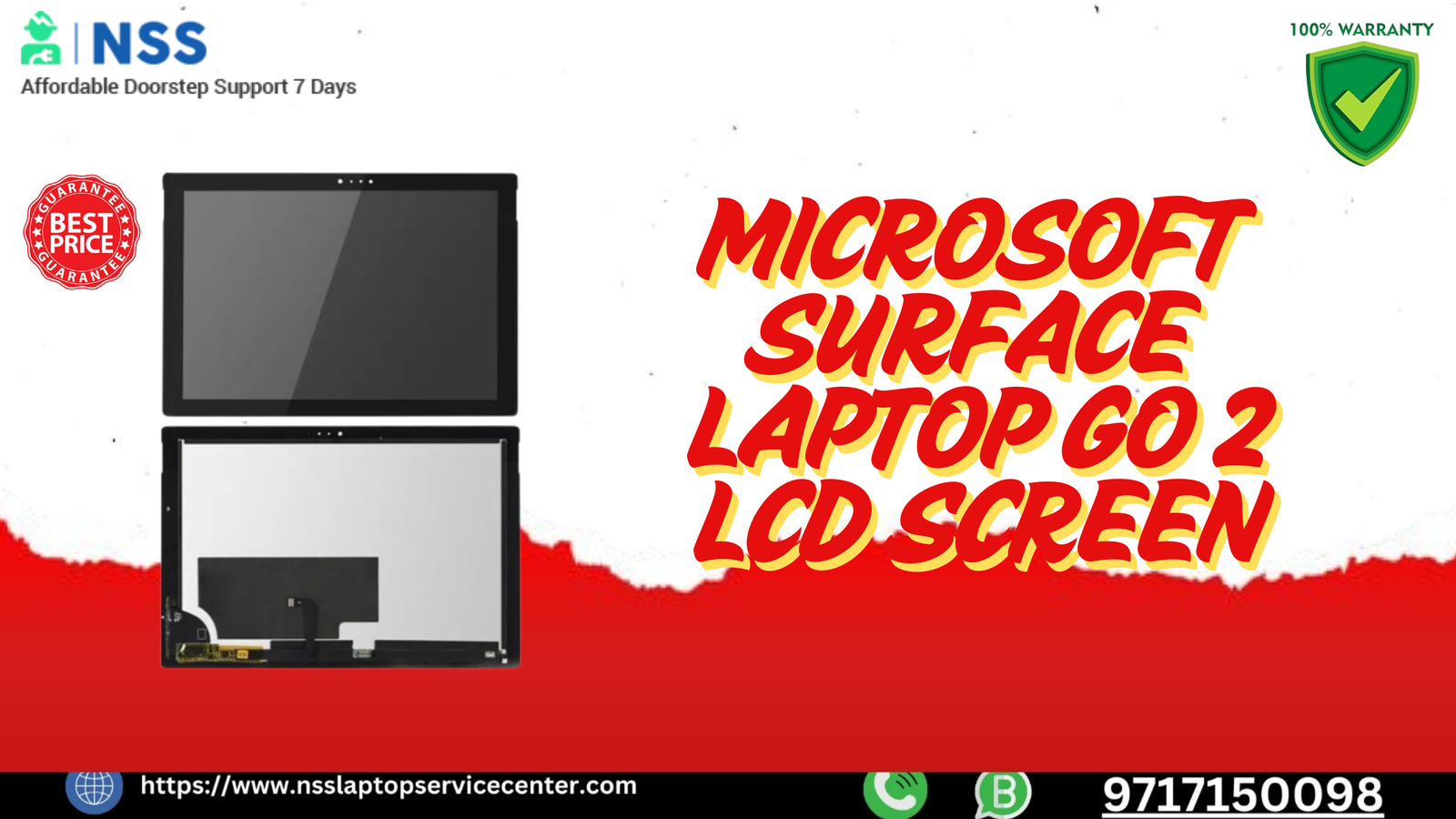 Microsoft Surface Laptop Go 2 LCD Screen Services – Buy Now