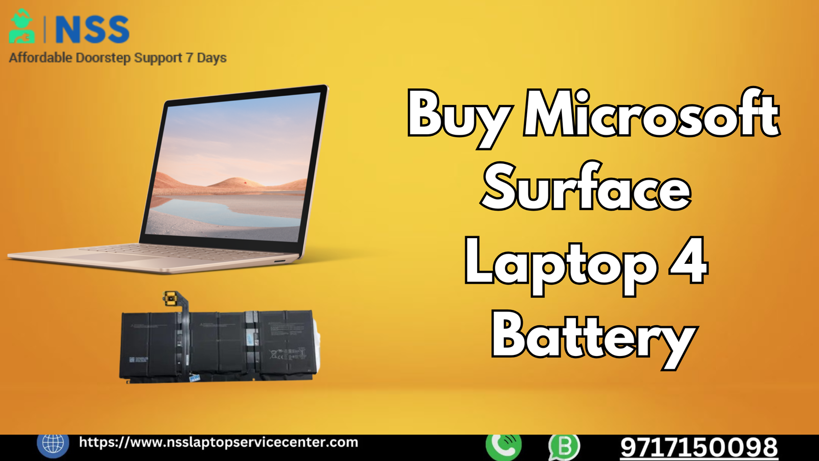 Buy Microsoft Surface Laptop 4 Battery: Specification & Cost in India