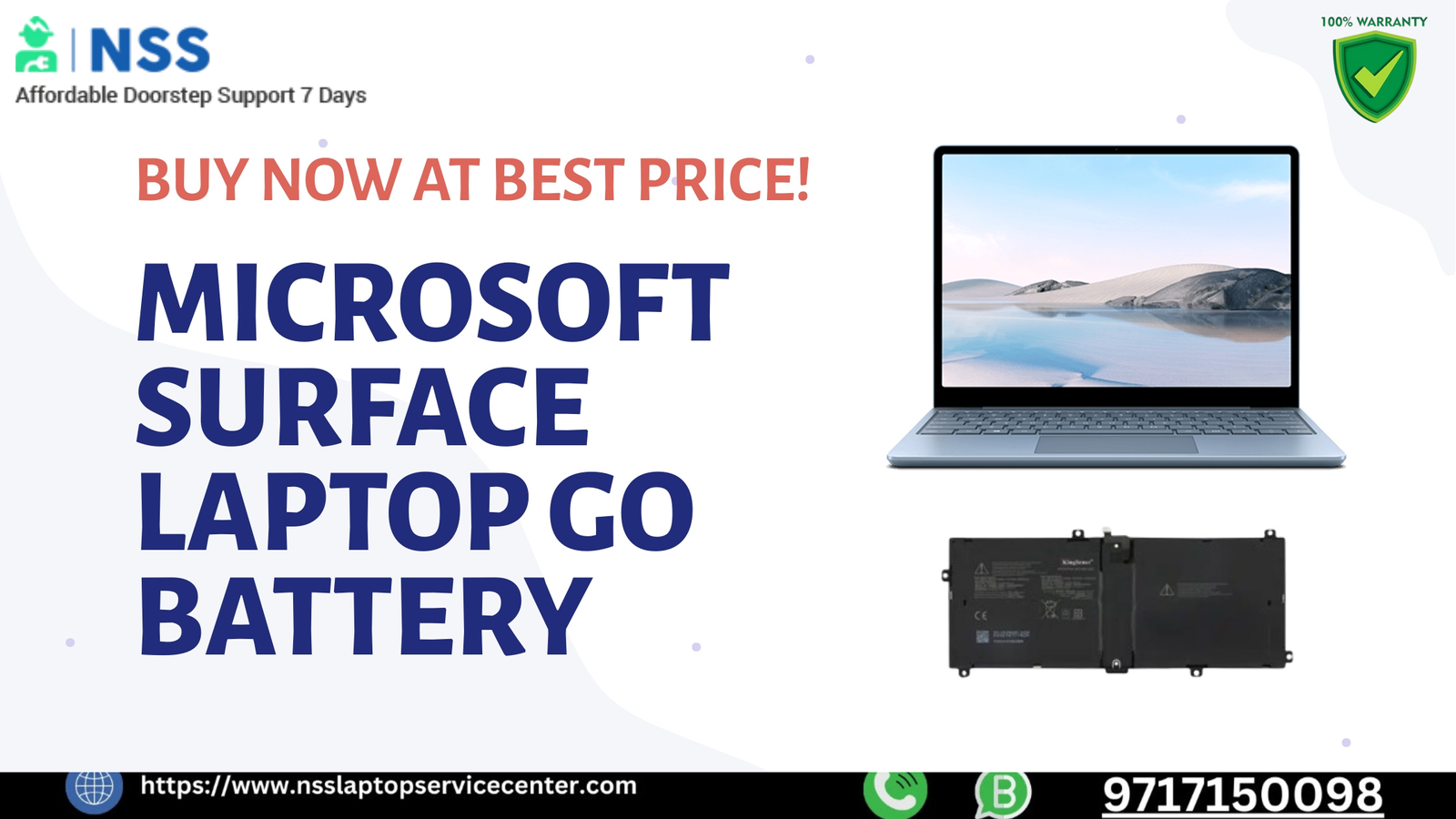 Microsoft Surface Laptop Go Battery Repair & Replacement | Best Deals