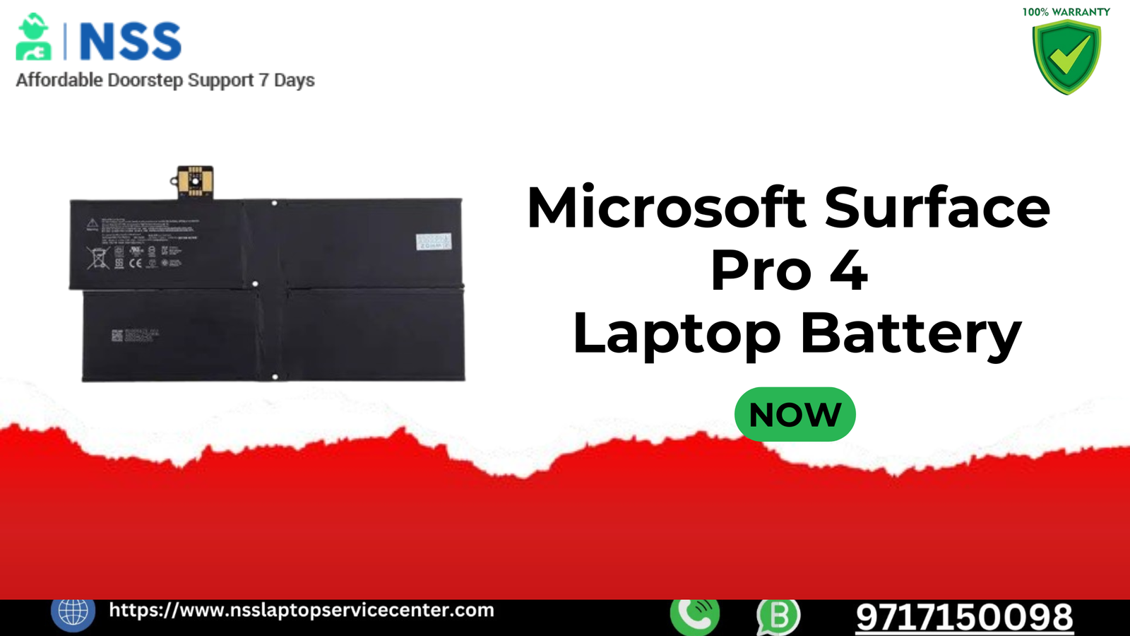 Buy Microsoft Surface Pro 4 Laptop Battery – Guaranteed Lowest Price