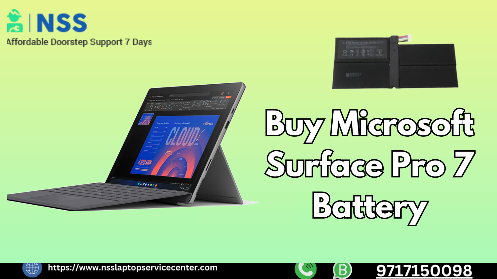 Buy Microsoft Surface Pro 7 Battery: Specifications & Cost in India