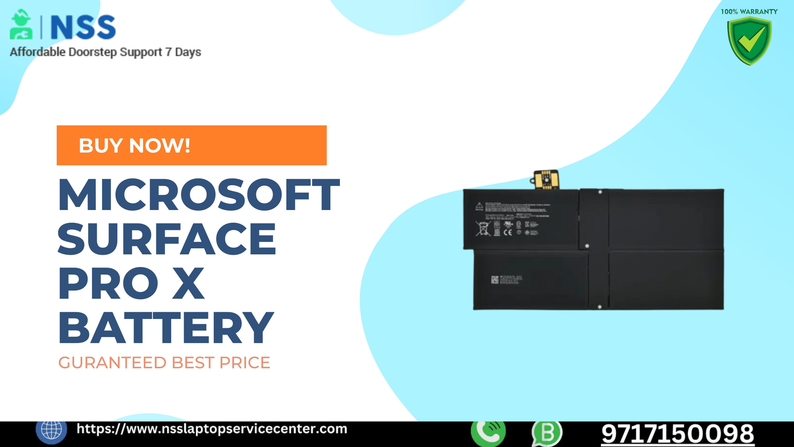 Microsoft Surface Pro X Battery | Affordable Replacement & Repair