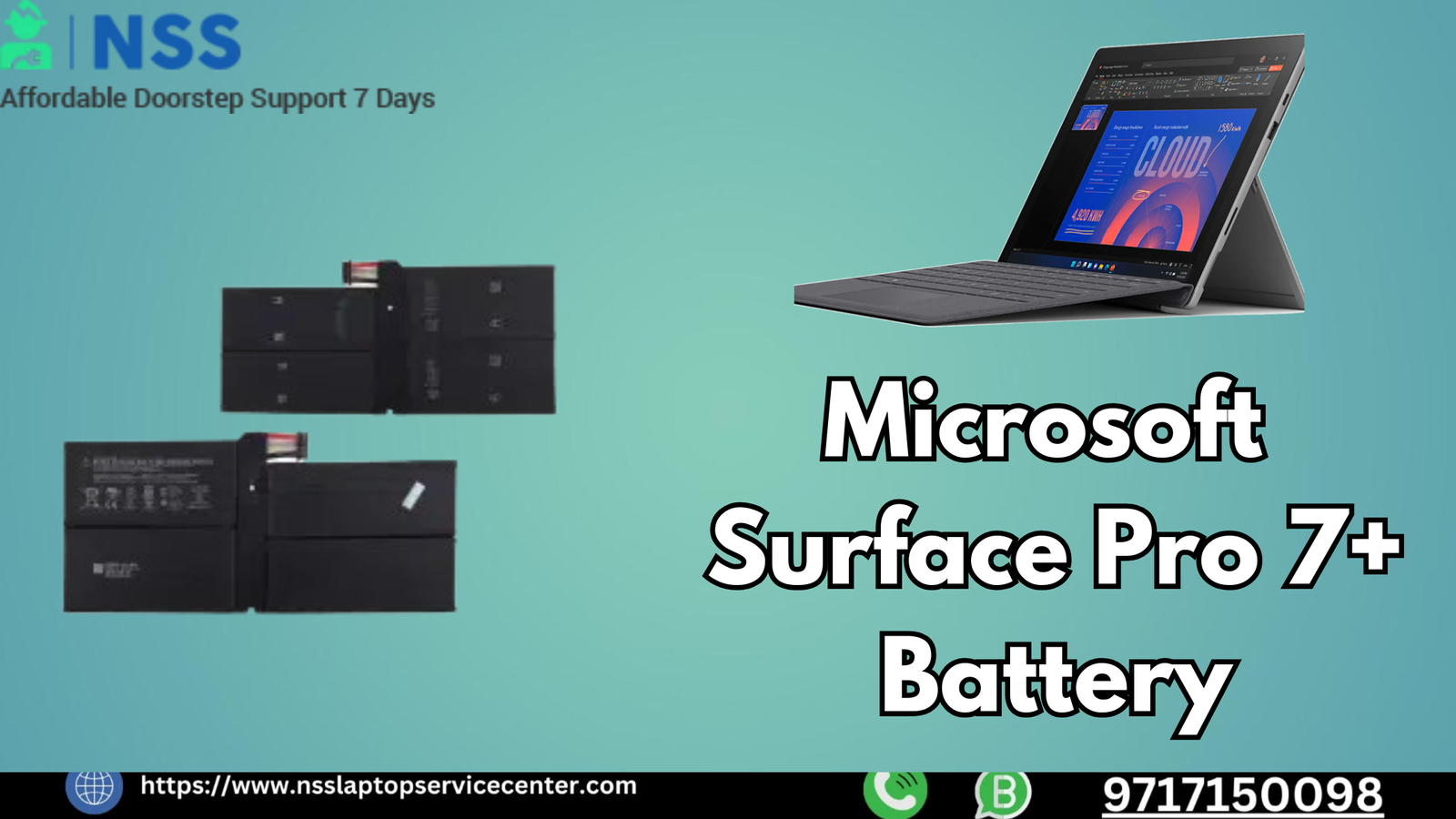 Price of Microsoft Surface Pro 7+ Battery – Best Deal, Best Service & Best Quality