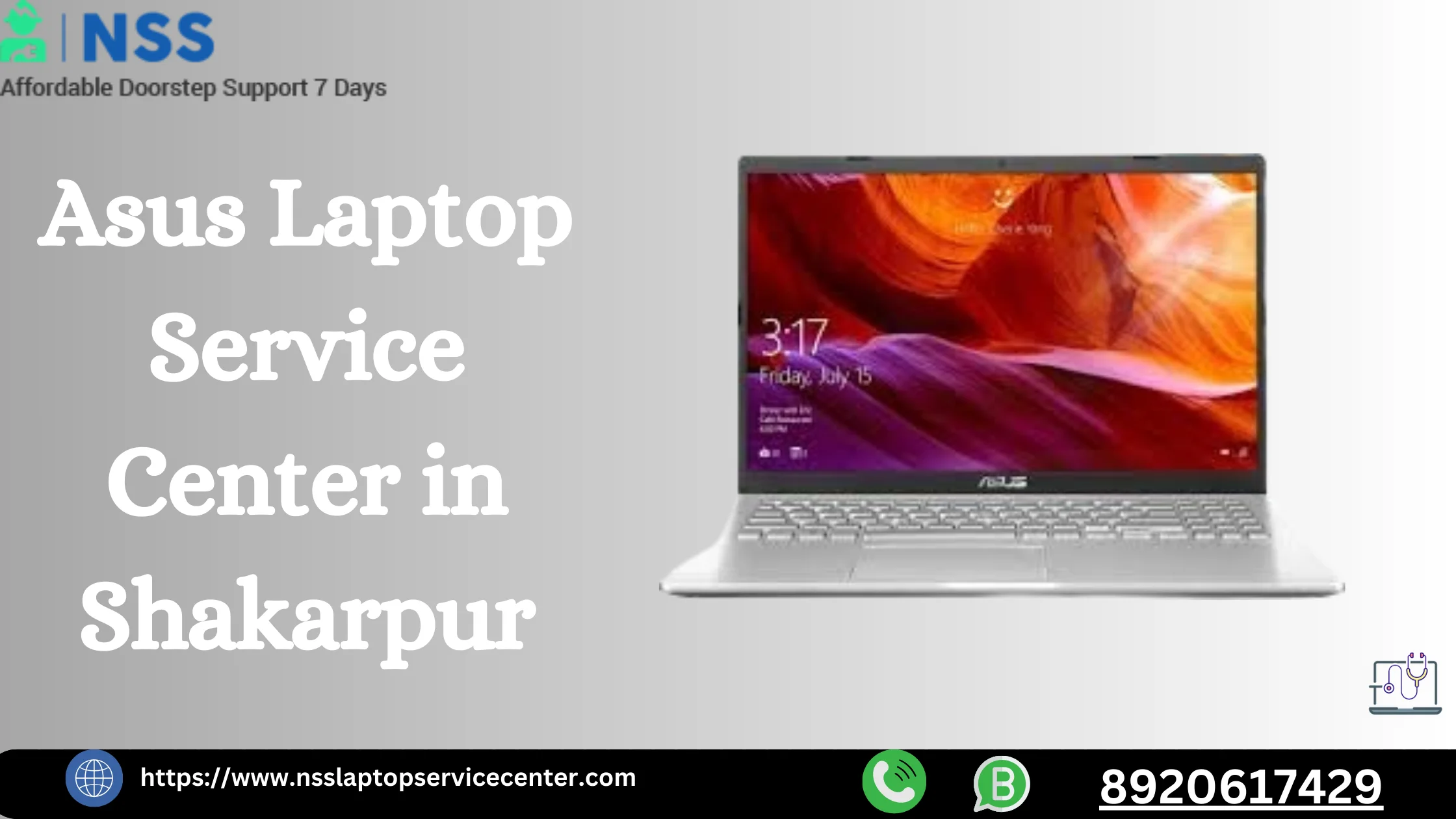 Asus Service Center in Shakarpur Near Delhi