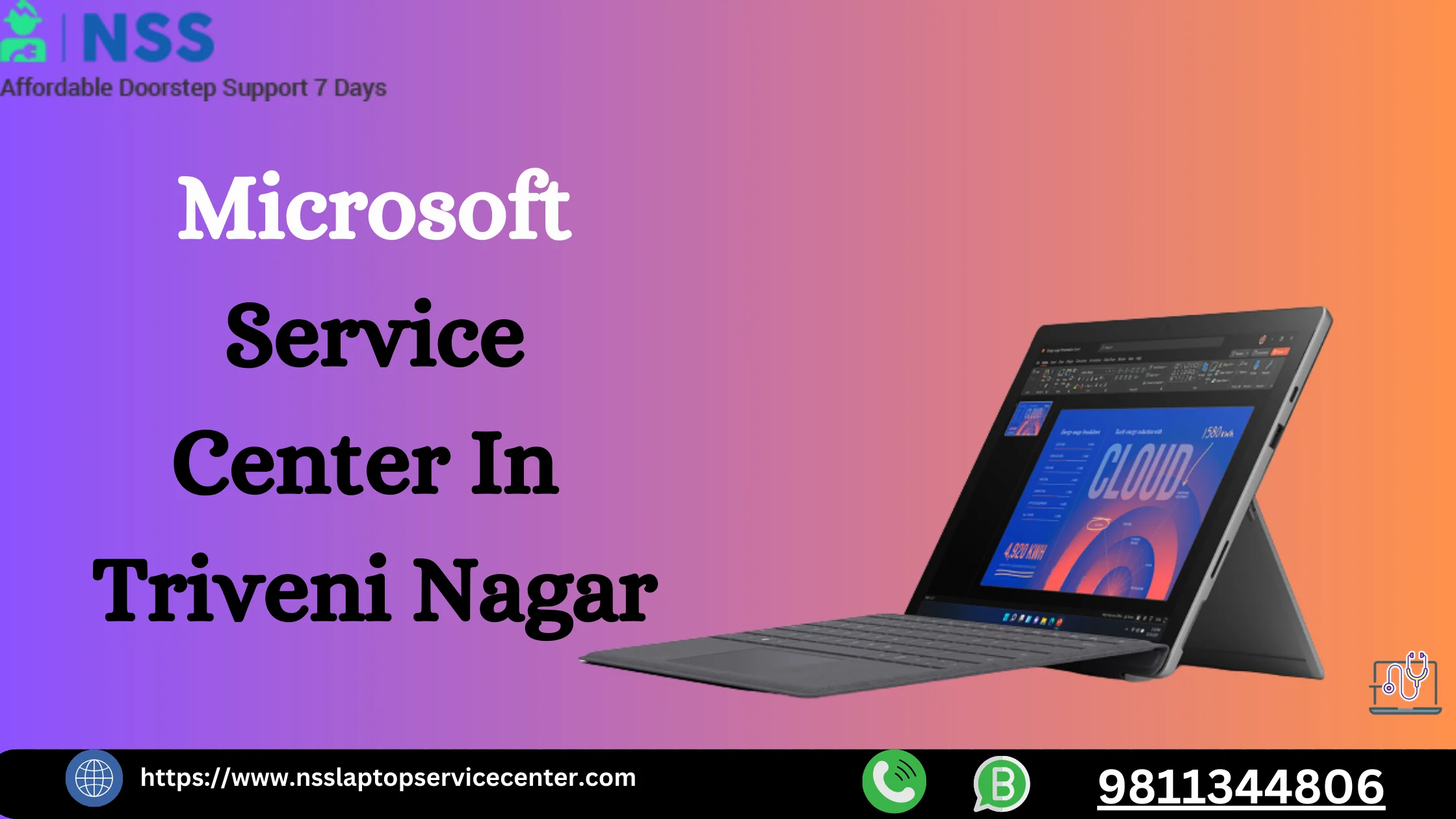 Microsoft Service Center in Triveni Nagar Near Lucknow